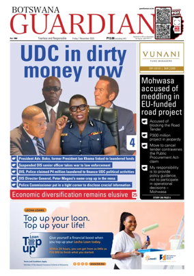 Cover of Botswana Guardian