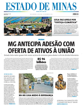 Cover of Estado de Minas (Brazil)