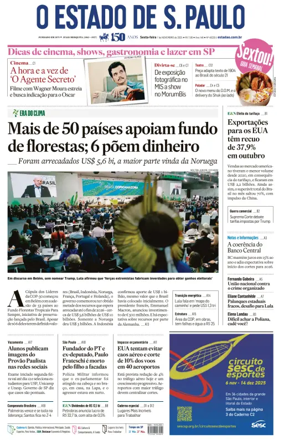 Cover of O Estado de S. Paulo