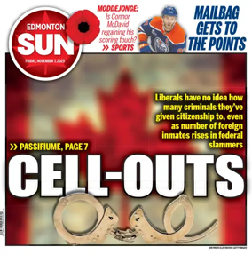 Cover of Edmonton Sun