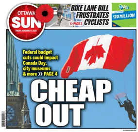 Cover of Ottawa Sun