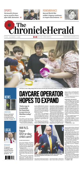 Cover of The Chronicle Herald (Provincial)