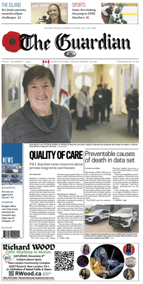 Cover of The Guardian (Charlottetown)