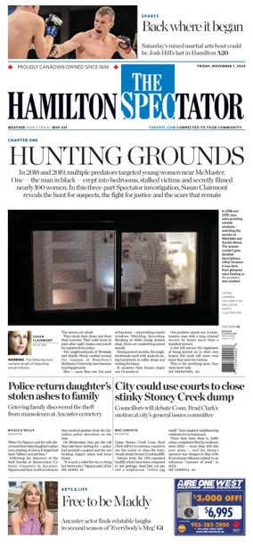 Cover of The Hamilton Spectator