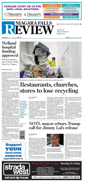 Cover of The Niagara Falls Review