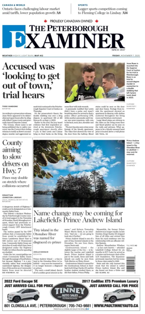 Cover of The Peterborough Examiner