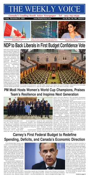 Cover of The Weekly Voice