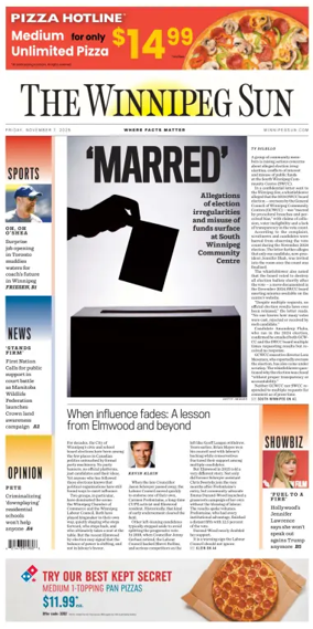 Cover of Winnipeg Sun