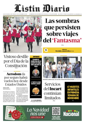 Cover of Listin Diario