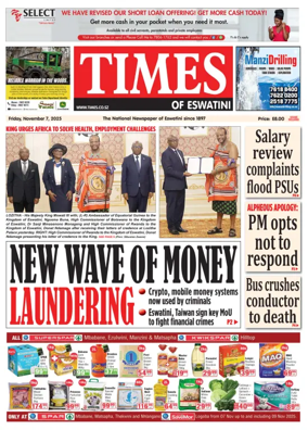 Cover of Times of Eswatini