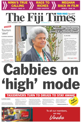 Cover of The Fiji Times