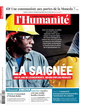 Cover of L'HUMANITE