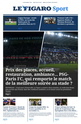 Cover of Le Figaro Sport