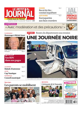 Cover of Le Petit Journal - L'hebdo local de l'Hérault