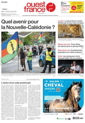 Cover of Ouest France (Cholet)
