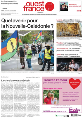 Cover of Ouest France (La Roche-sur-Yon)
