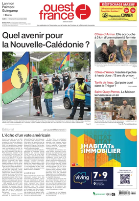 Cover of Ouest France (Lannion)