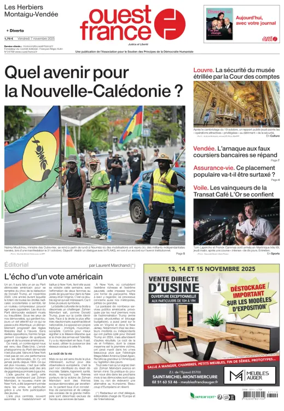 Cover of Ouest France (Les Herbiers / Montaigu)
