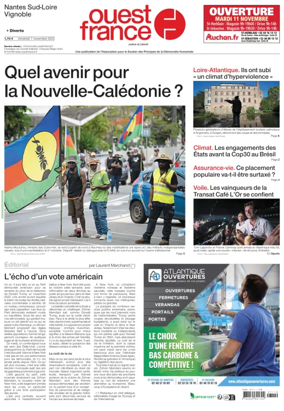 Cover of Ouest France (Nantes / Sud-Loire / Vignoble)