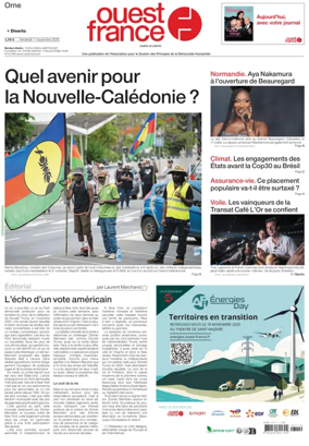 Cover of Ouest France (Orne)