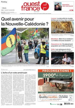 Cover of Ouest France (Pontivy)