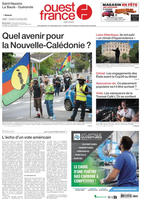 Cover of Ouest France (Saint-Nazaire)