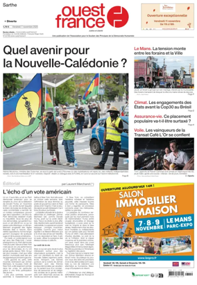 Cover of Ouest France (Sarthe)