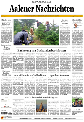 Cover of Aalener Nachrichten