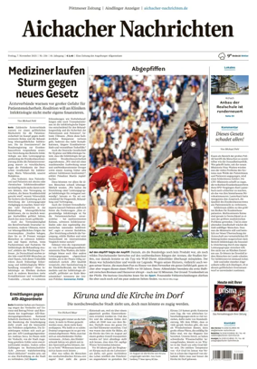 Cover of Aichacher Nachrichten