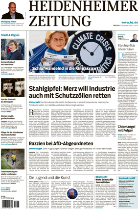 Cover of Heidenheimer Zeitung