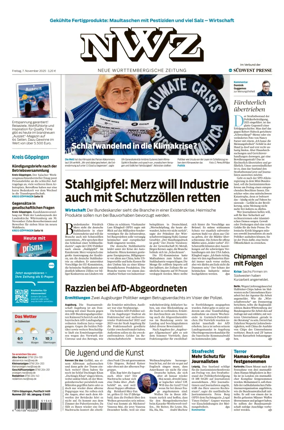 Cover of NWZ  (Göppinger Kreisnachrichten)