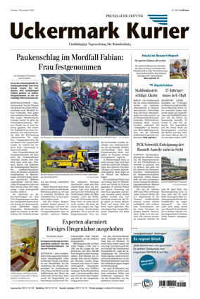 Cover of Prenzlauer Zeitung