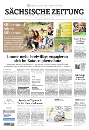 Cover of Sächsische Zeitung (Bautzen- Bischofswerda)