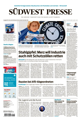 Cover of Südwest Presse (Ulm)