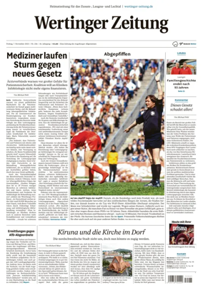 Cover of Wertinger Zeitung