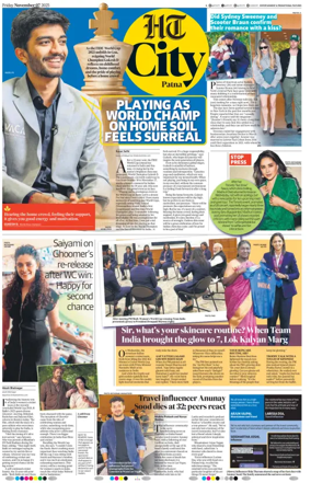 Cover of Hindustan Times (Patna) - Live