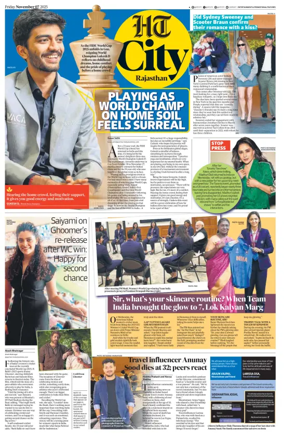 Cover of Hindustan Times (Jaipur) - City