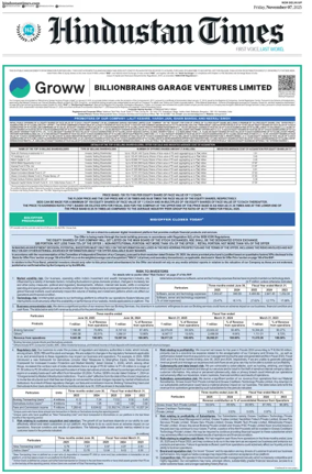 Cover of Hindustan Times (West UP)