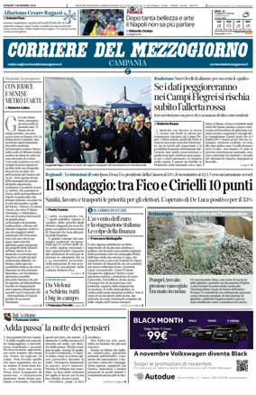 Cover of Corriere del Mezzogiorno (Campania)