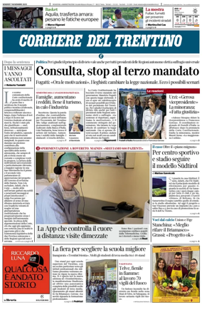 Cover of Corriere del Trentino
