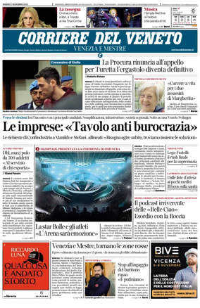Cover of Corriere del Veneto (Venezia e Mestre)