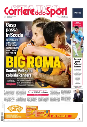 Cover of Corriere dello Sport (Lazio)