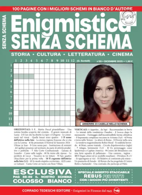 Cover of Enigmistica Senza Schema