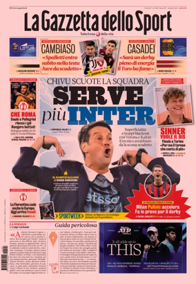 Cover of La Gazzetta dello Sport - Romana