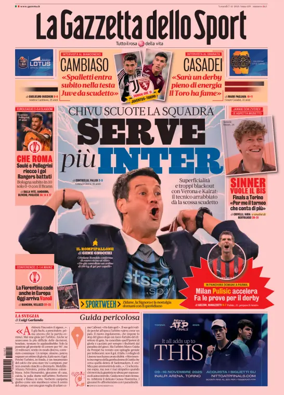 Cover of La Gazzetta dello Sport 