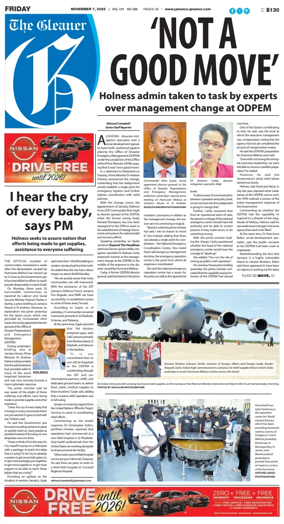 Cover of Jamaica Gleaner