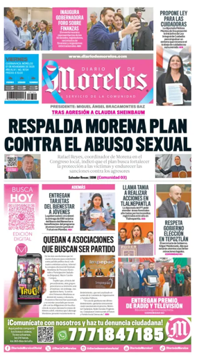 Cover of Diario de Morelos