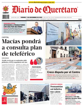 Cover of Diario de Queretaro