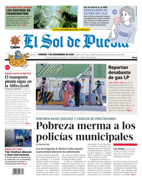 Cover of El Sol de Puebla