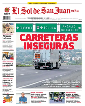 Cover of El Sol de San Juan del Río